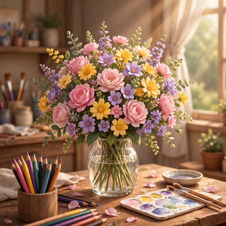 Flower Coloring