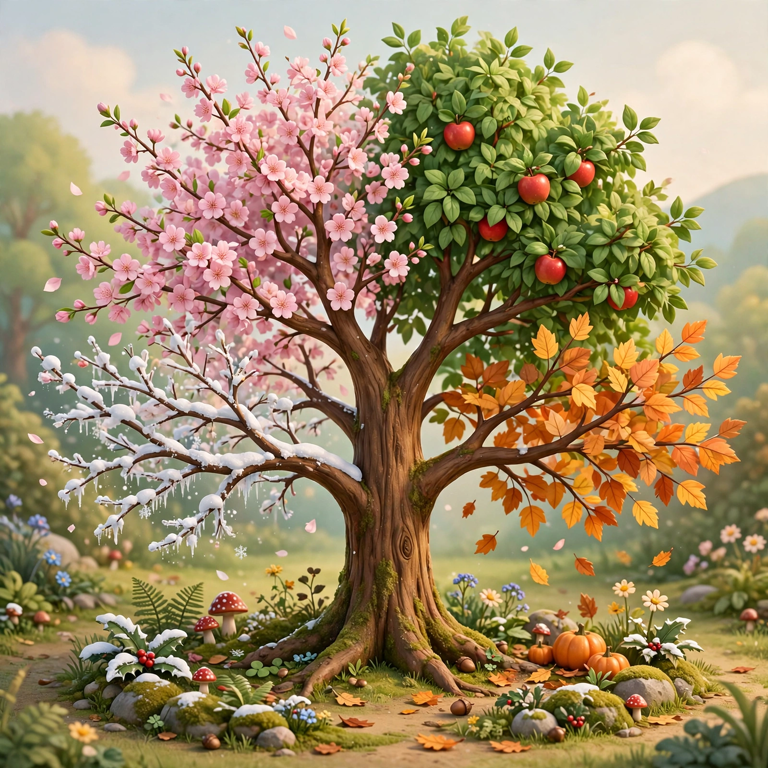 Slow Merge: Four Seasons Garden