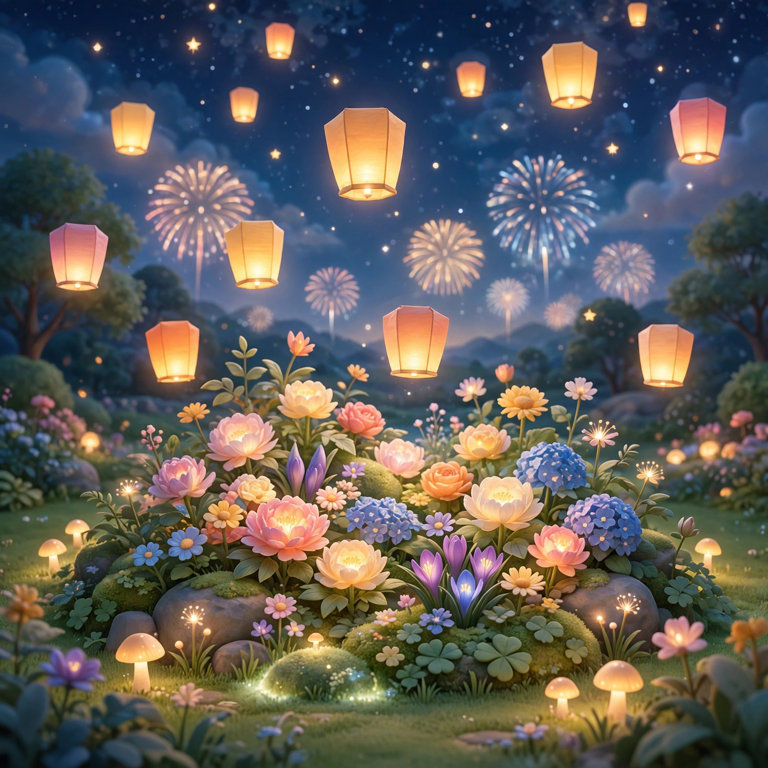 New Year Wish Garden