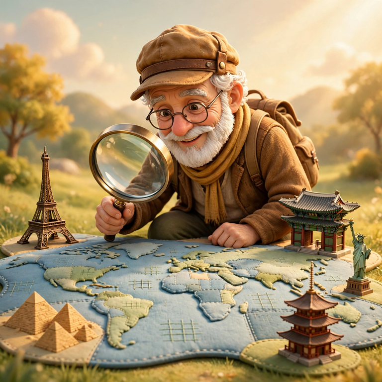 Big-Letter Word Search: Landmarks