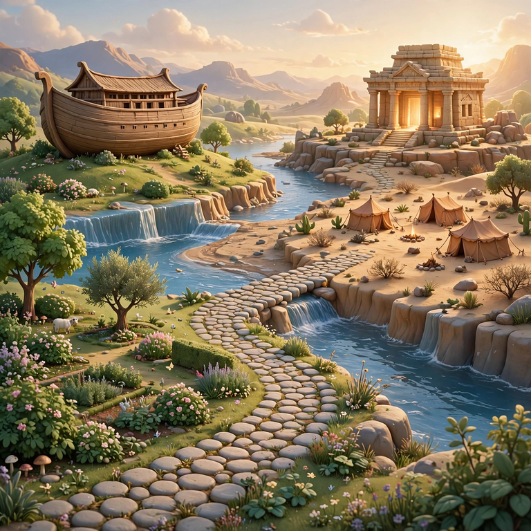 Old Testament Chronicle: Big-Letter Walk