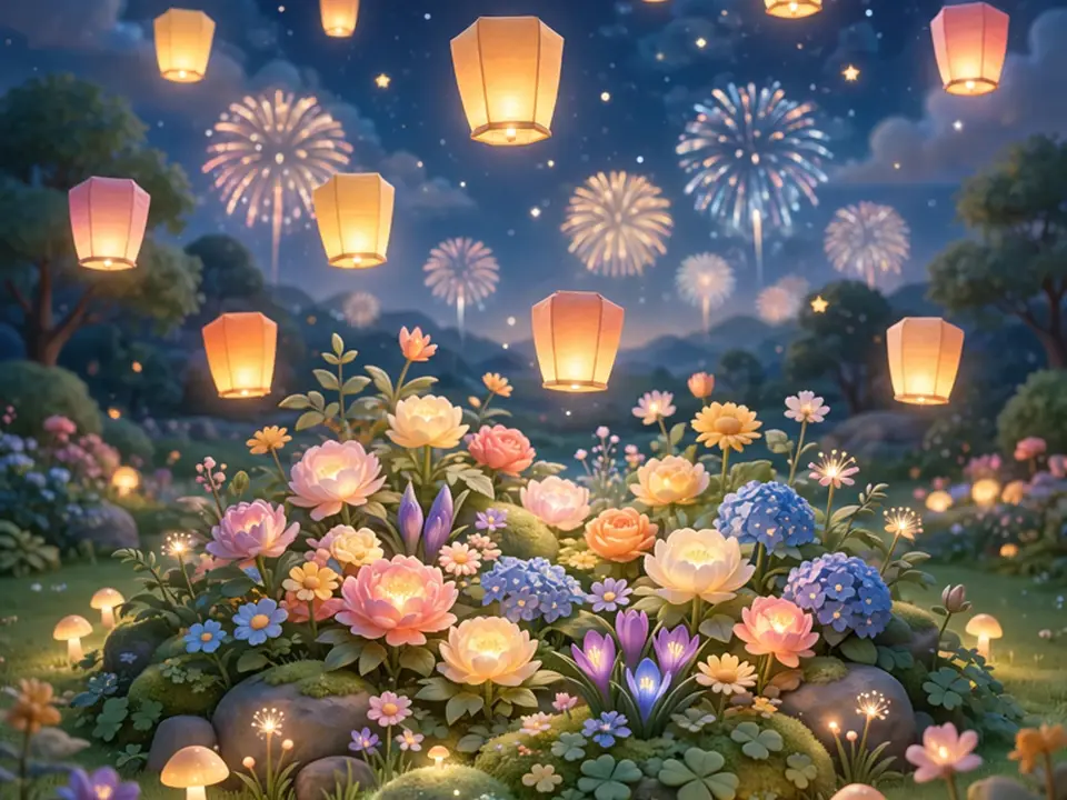 New Year Wish Garden